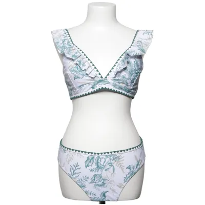 Bikini (Blanc, Vert) de Cupshe Élasthane, Polyester