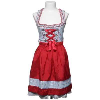 Dirndl (Röd, Blå, Vit) från Fuchs Trachtenmoden Bomull, Polyester
