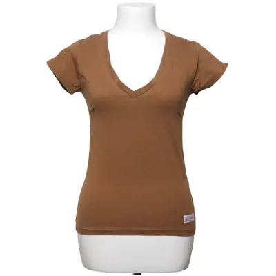 T-shirt (Bruin) van Acne Jeans Katoen