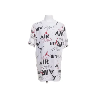 T-shirt (Vit, Flerfärgad) från Jordan Bomull, Polyester
