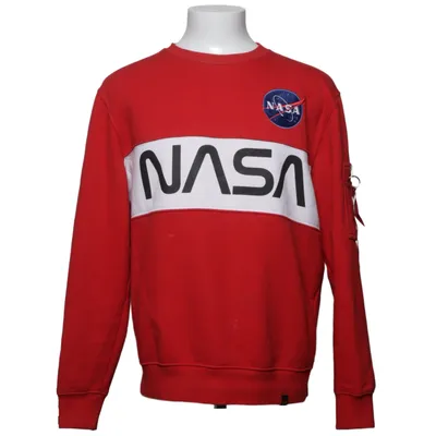 Sweatshirt (Rood, Wit, Zwart) van Alpha Industries Katoen, Polyester