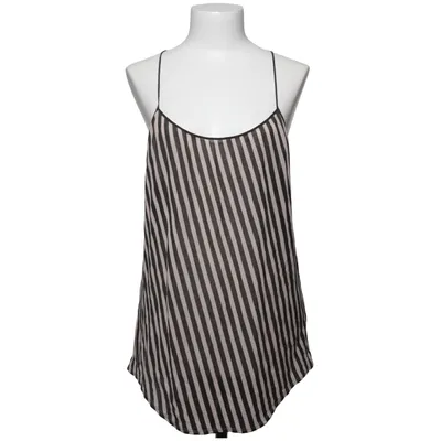 Tank Top (Black, Beige) from Helmut Lang Cotton, Polyamide