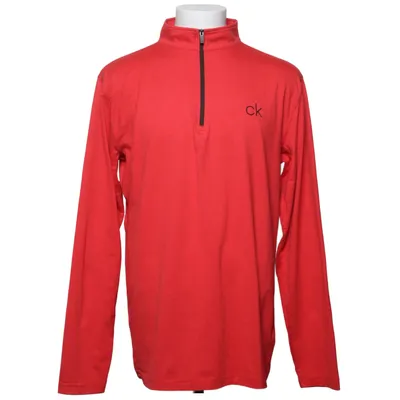 T-shirt manches longues (Rouge) de Calvin Klein Golf Élasthane, Polyester