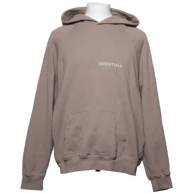 Sweat à capuche (Beige) de Fear of God Essentials Coton, Polyester
