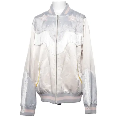 Bomber jacket (Beige, Gray) from Stella McCartney Kids Polyester