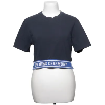 T-shirt (Bleu, Blanc) de Opening Ceremony Coton