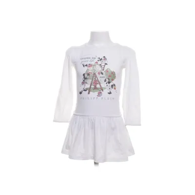 Klänning (Vit, Flerfärgad) från Philipp Plein Bomull, Polyester