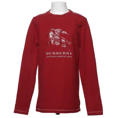 Long sleeve T-shirt (Red) from Burberry Cotton