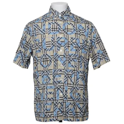 Short sleeve shirt (Blue, Beige, Black) from Burberry Cotton