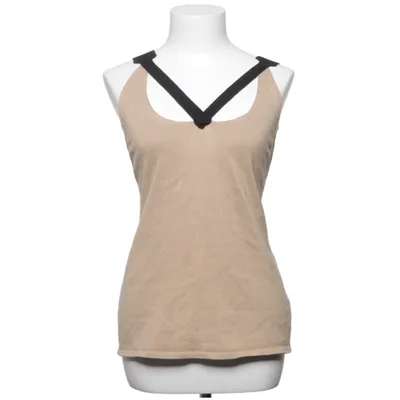 Tanktop (Beige, Zwart) van Miu Miu Katoen
