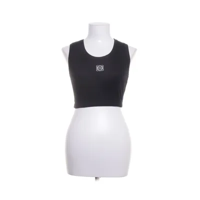 Crop top (Black) from Loewe Cotton, Elastane