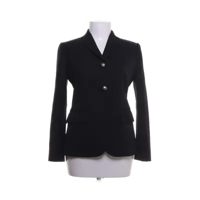 Blazer (Zwart) van Alexander McQueen Cupro, Wol