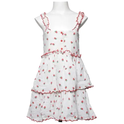 Klänning (Vit, Flerfärgad) från Stella McCartney Kids Bomull, Polyester