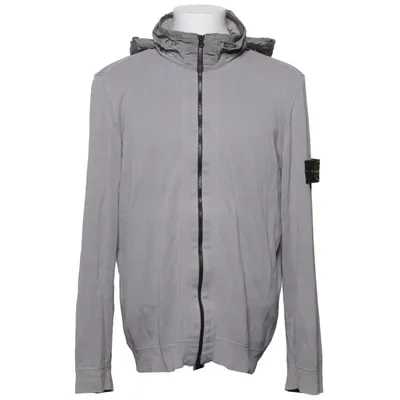 Sweat à capuche (Gris) de Stone Island Coton, Polyamide