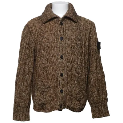 Cardigan (Brown, Black) from Stone Island Mohair, Polyamide, Silk, Wool