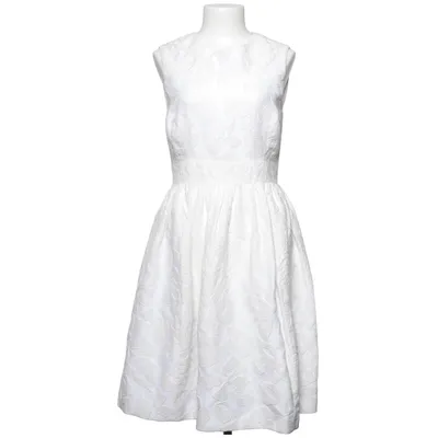 Jurk (Wit) van Prada Katoen, Cupro, Polyamide, Zijde