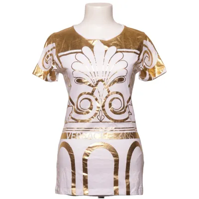 T-shirt (Blanc) de Versace Jeans Coton, Modal
