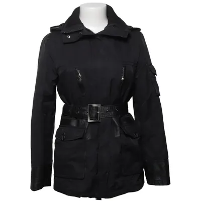 Veste (Noir) de Versace Sport Coton, Fourrure, Polyamide, Viscose