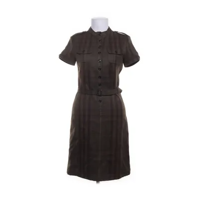 Jurk (Groen, Meerkleurig) van Burberry Cupro, Wol