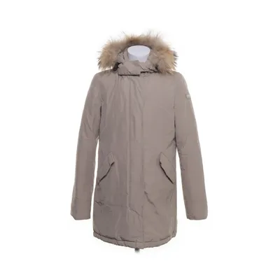 Dunfrakke (Beige) fra Woolrich Bomuld, Dun, Fjer, Nylon