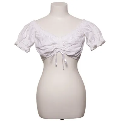 Dirndl blouse (White) from Golden-Trachten