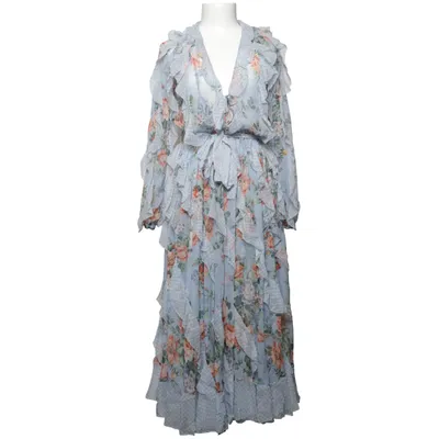 Maxikleid (Blau, Mehrfarbig) von Zimmermann Elasthan, Polyester