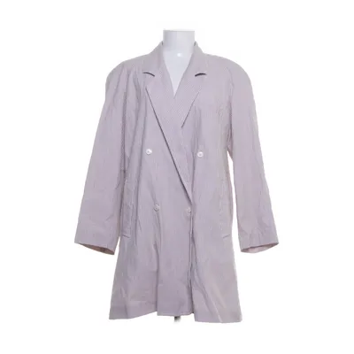 Manteau (Violet, Blanc) de Kenzo Acétate, Coton, Cupro