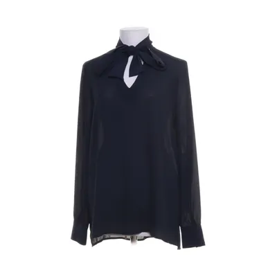 Sløjfebluse (Blå) fra Tommy Hilfiger Polyester