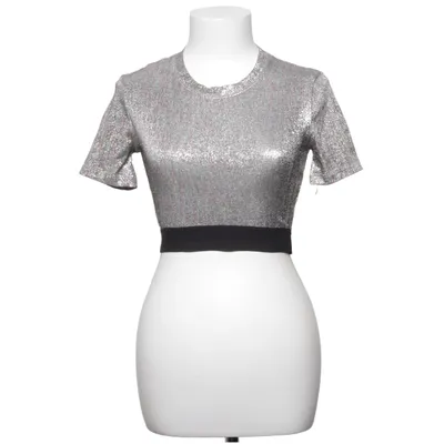 Crop top (Argent, Multicolore) de Paco Rabanne Élasthane, Polyester, Viscose