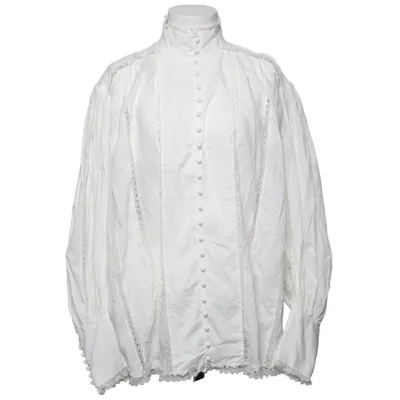 Blouse (Blanc) de Zimmermann Coton, Polyamide