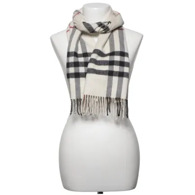 Halsduk (Beige, Svart, Röd) från Burberry Kashmir