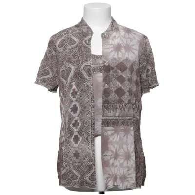 Chemise à manches courtes (Marron, Blanc) de Mamut Polyamide, Viscose