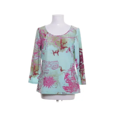 Långärmad t-shirt (Blå, Flerfärgad) från Class Roberto Cavalli Elastan, Nylon