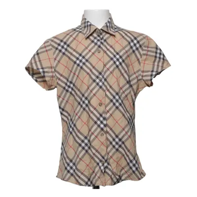 Chemise à manches courtes (Beige, Noir, Rouge) de Burberry Coton