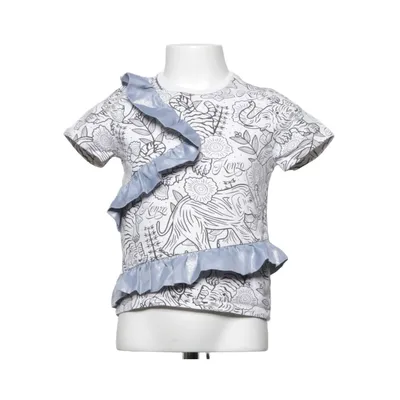 Top (White, Blue) from Kenzo Kids Cotton, Polyester
