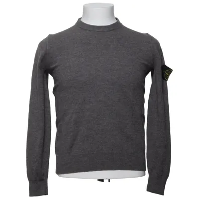Trui (Grijs) van Stone Island Wol