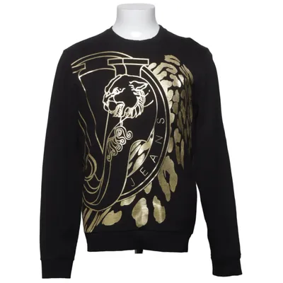 Sweatshirt (Noir, Or) de Versace Jeans Coton