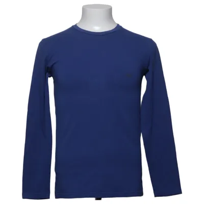 T-shirt à manches longues (Bleu) de Emporio Armani Underwear Coton, Élasthane