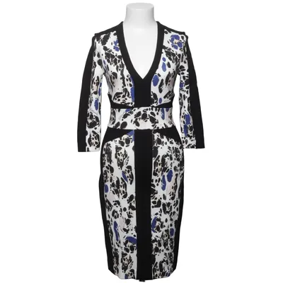 Jurk (Zwart, Wit, Blauw) van Roberto Cavalli Elastaan, Viscose