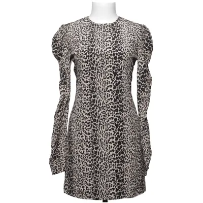 Kleid (Beige, Schwarz) von Saint Laurent Seide