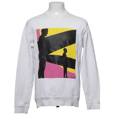 Sweatshirt (White, Multicolored) from Dsquared2 Cotton, Elastane