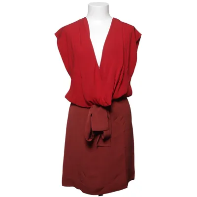 Robe (Rouge, Marron) de Diane von Furstenberg Soie