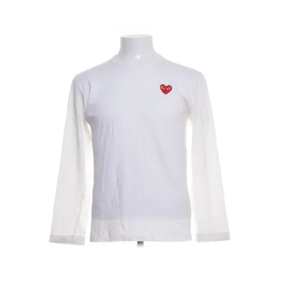 Long sleeve T-shirt (White) from Comme des Garçons PLAY Cotton