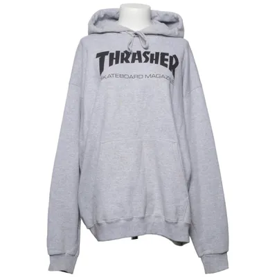 Hoodie (Gray) from Thrasher Cotton, Polyester
