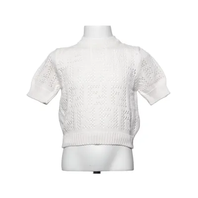 Tröja (Vit) från Fendi Kids Akryl, Bomull