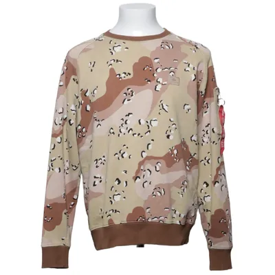 Sweatshirt (Beige, Braun, Mehrfarbig) von Alpha Industries Baumwolle, Polyester