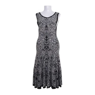 Klänning (Svart, Vit) från Alexander McQueen Nylon, Polyester, Silke, Viskos