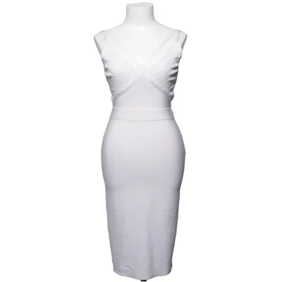 Jurk (Wit) van Herve Leger Elastaan, Polyamide, Viscose