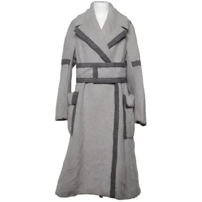 Coat (Gray) from MaxMara Alpaca wool, Angora, Viscose
