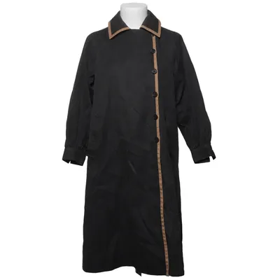 Coat (Black, Beige) from Yves Saint Laurent Cotton